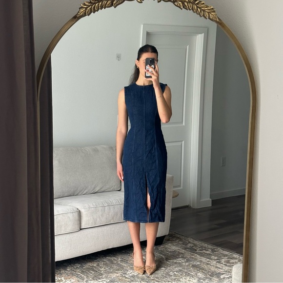 XSOLDX Abercrombie and fitch denim dress XS - Picture 2 of 7